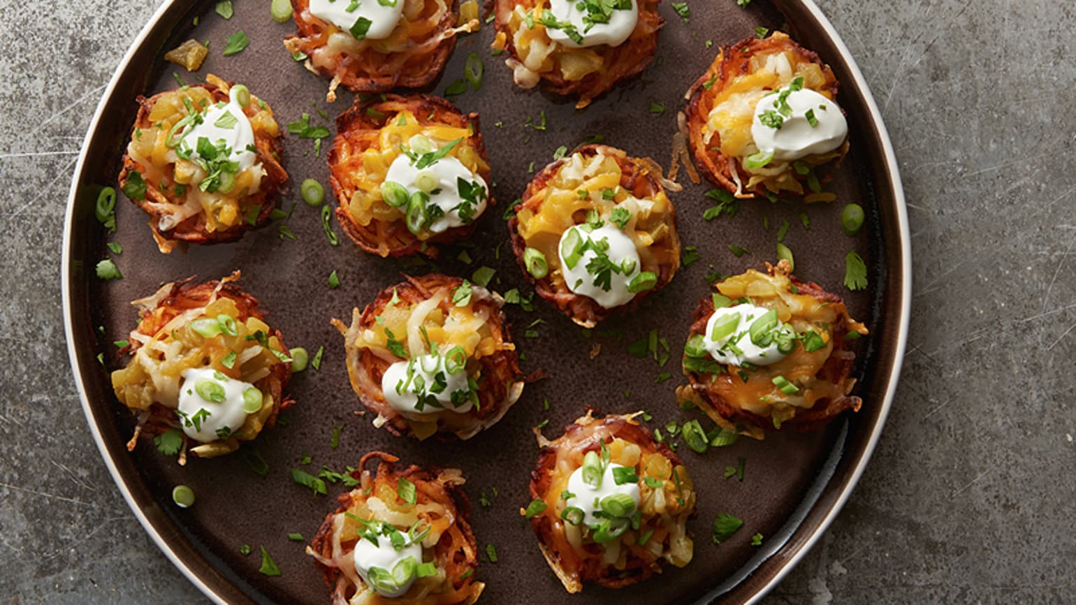 Mexican Hash Brown Muffins